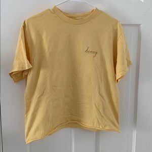 brandy melville honey shirt